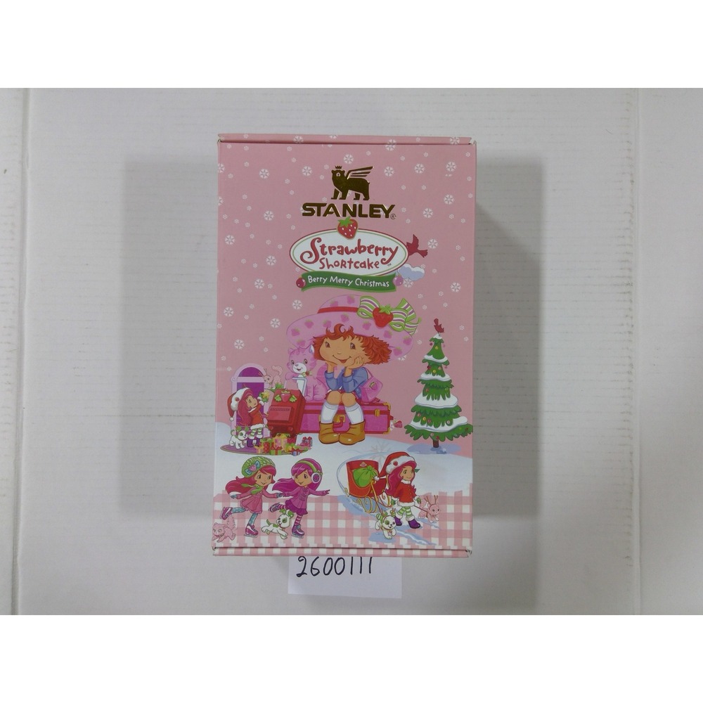 Stanley Quencher H2.0 Tumbler Kids 40oz Pink NEW Strawberry Shortcake Holiday
